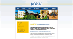 Desktop Screenshot of nordic.cz