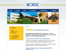 Tablet Screenshot of nordic.cz