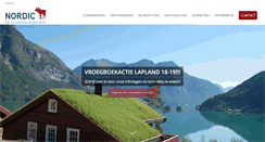 Desktop Screenshot of nordic.be